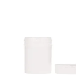 150 ml barattolo di plastica 'Securilock', PP, bianco, bocca: chiusura a vite