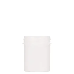 150 ml barattolo di plastica 'Securilock', PP, bianco, bocca: chiusura a vite