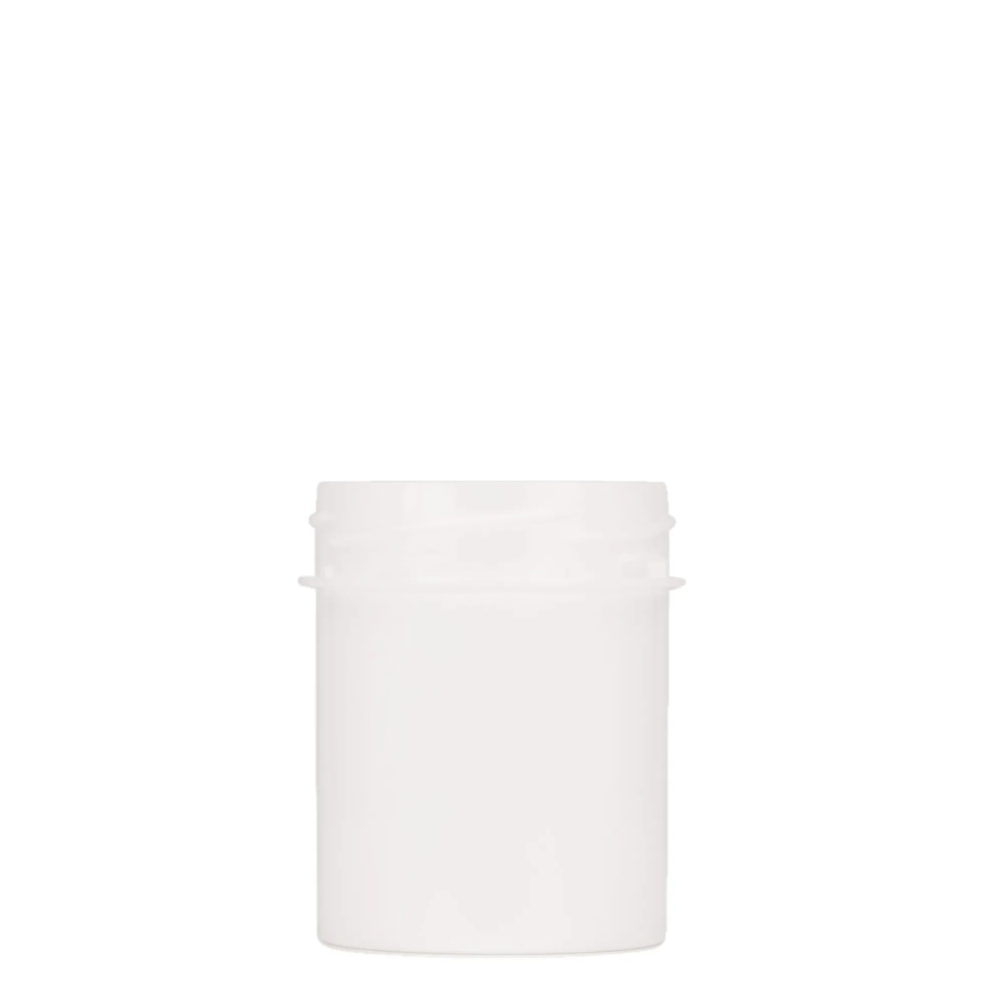 150 ml barattolo di plastica 'Securilock', PP, bianco, bocca: chiusura a vite
