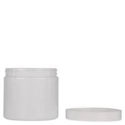 200 ml barattolo in PET 'Isabella', bianco, bocca: 70/400