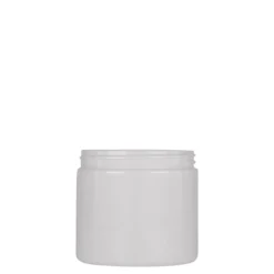 200 ml barattolo in PET 'Isabella', bianco, bocca: 70/400