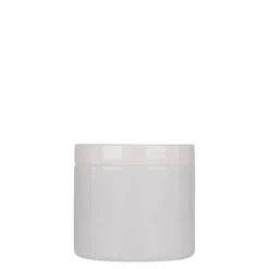 200 ml barattolo in PET 'Isabella', bianco, bocca: 70/400