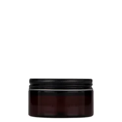 100 ml barattolo in PET 'Isabella', marrone, bocca: 70/400