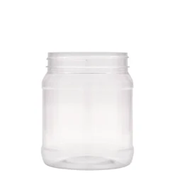 1.000 ml barattolo in PET 'Lulu', plastica, bocca: 100/400