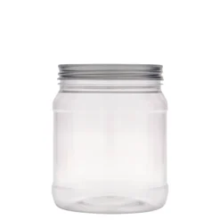 1.000 ml barattolo in PET 'Lulu', plastica, bocca: 100/400