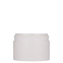 200 ml barattolo in plastica 'Antonella', PP, bianco, bocca: chiusura a vite