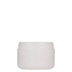 200 ml barattolo in plastica 'Bianca', PP, bianco, bocca: chiusura a vite