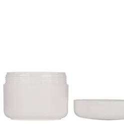 200 ml barattolo in plastica 'Bianca', PP, bianco, bocca: chiusura a vite