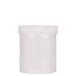 500 ml barattolo in plastica 'Securilock', PP, bianco, bocca: chiusura a vite