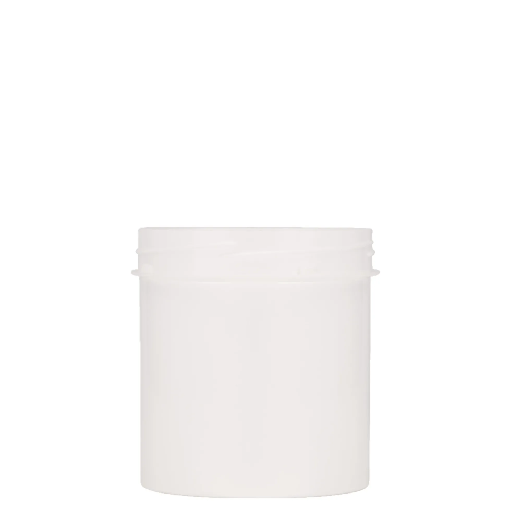250 ml barattolo in plastica 'Securilock', PP, bianco, bocca: chiusura a vite