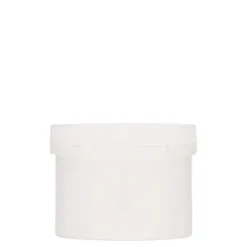 300 ml barattolo in plastica 'Securilock', PP, bianco, bocca: chiusura a vite