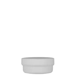 12 ml barattolo in plastica 'White Line', PP, bianco, bocca: chiusura a vite