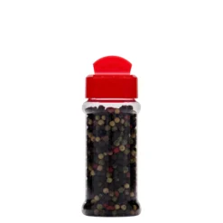 100 ml barattolo per spezie in PET, plastica, bocca: 38/400