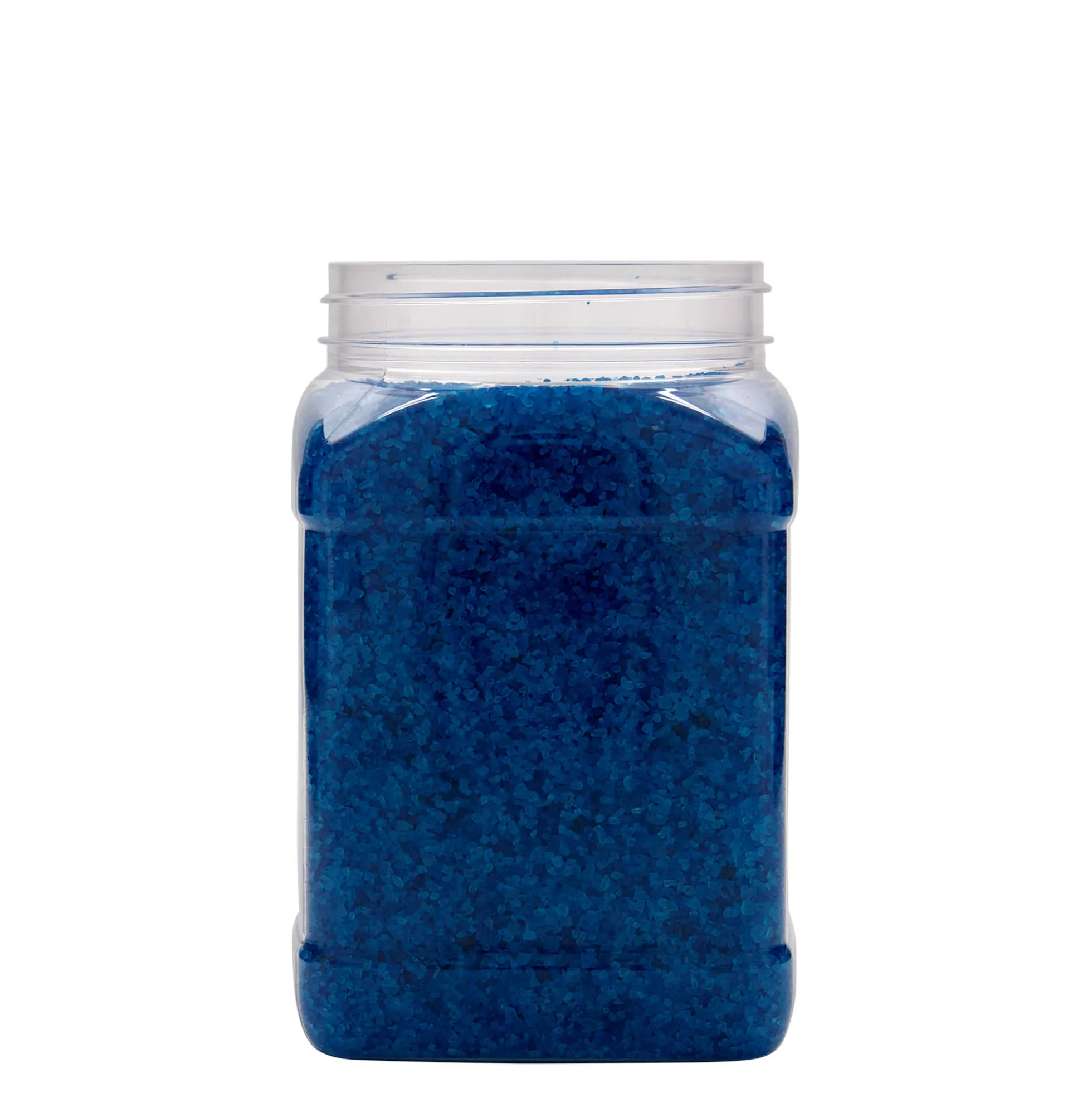 1.500 ml barattolo PET 'Dana', quadrato, plastica, bocca: 100/400