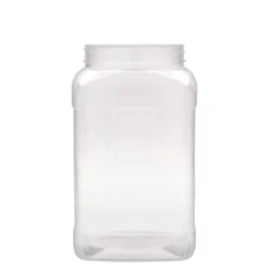 3.000 ml barattolo PET 'Dana', quadrato, plastica, bocca: 110/400