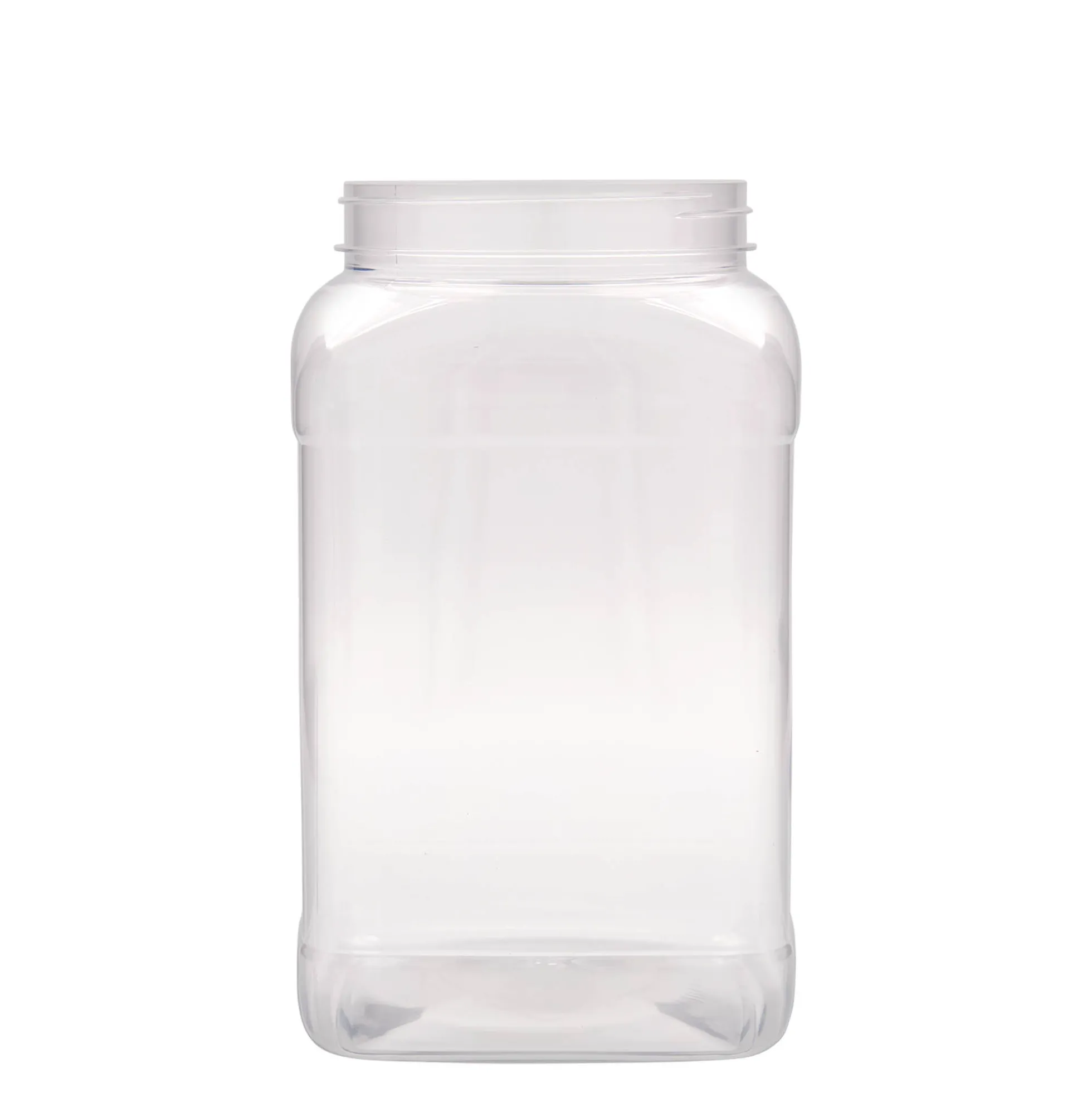3.000 ml barattolo PET 'Dana', quadrato, plastica, bocca: 110/400