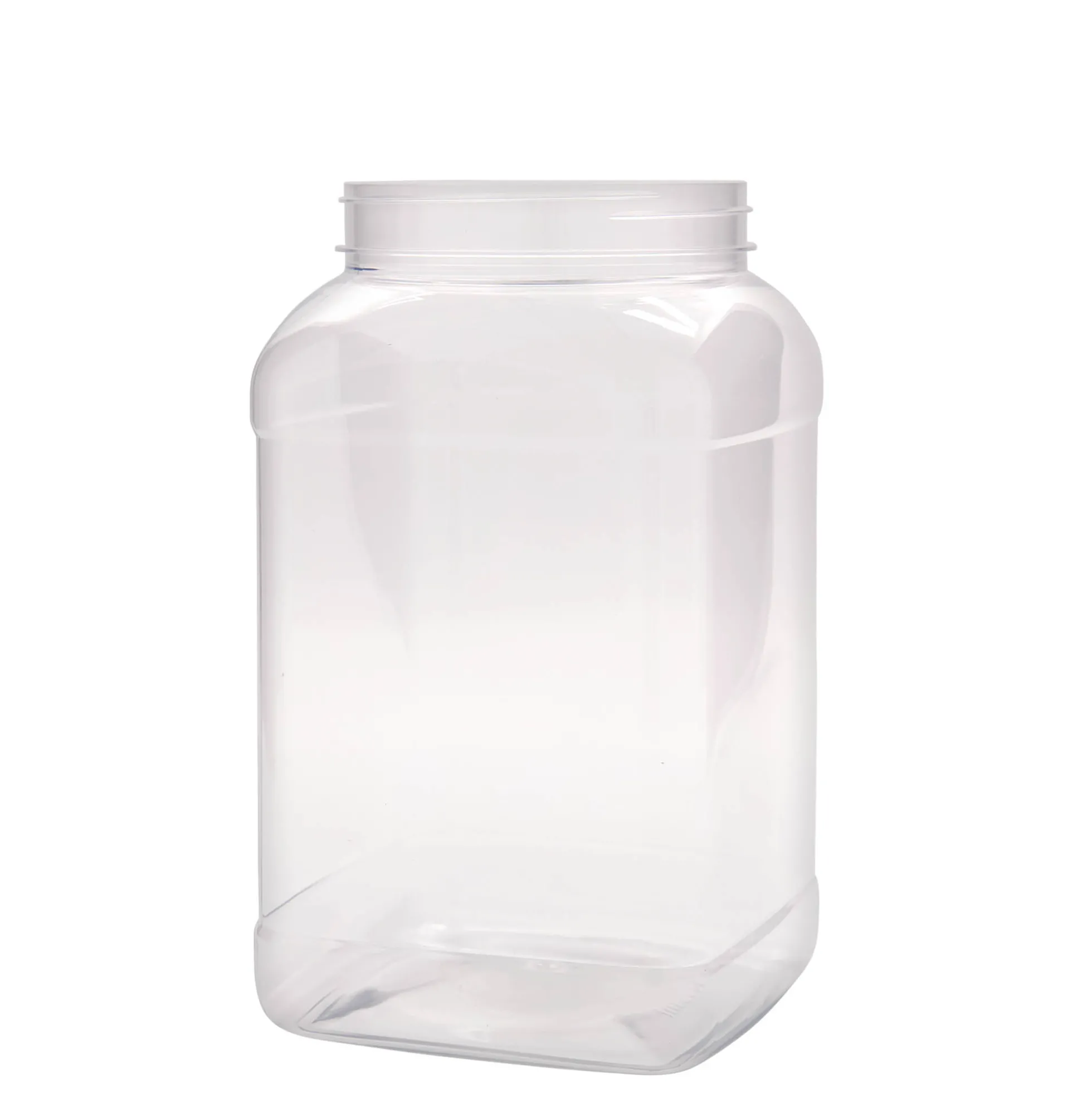 3.000 ml barattolo PET 'Dana', quadrato, plastica, bocca: 110/400
