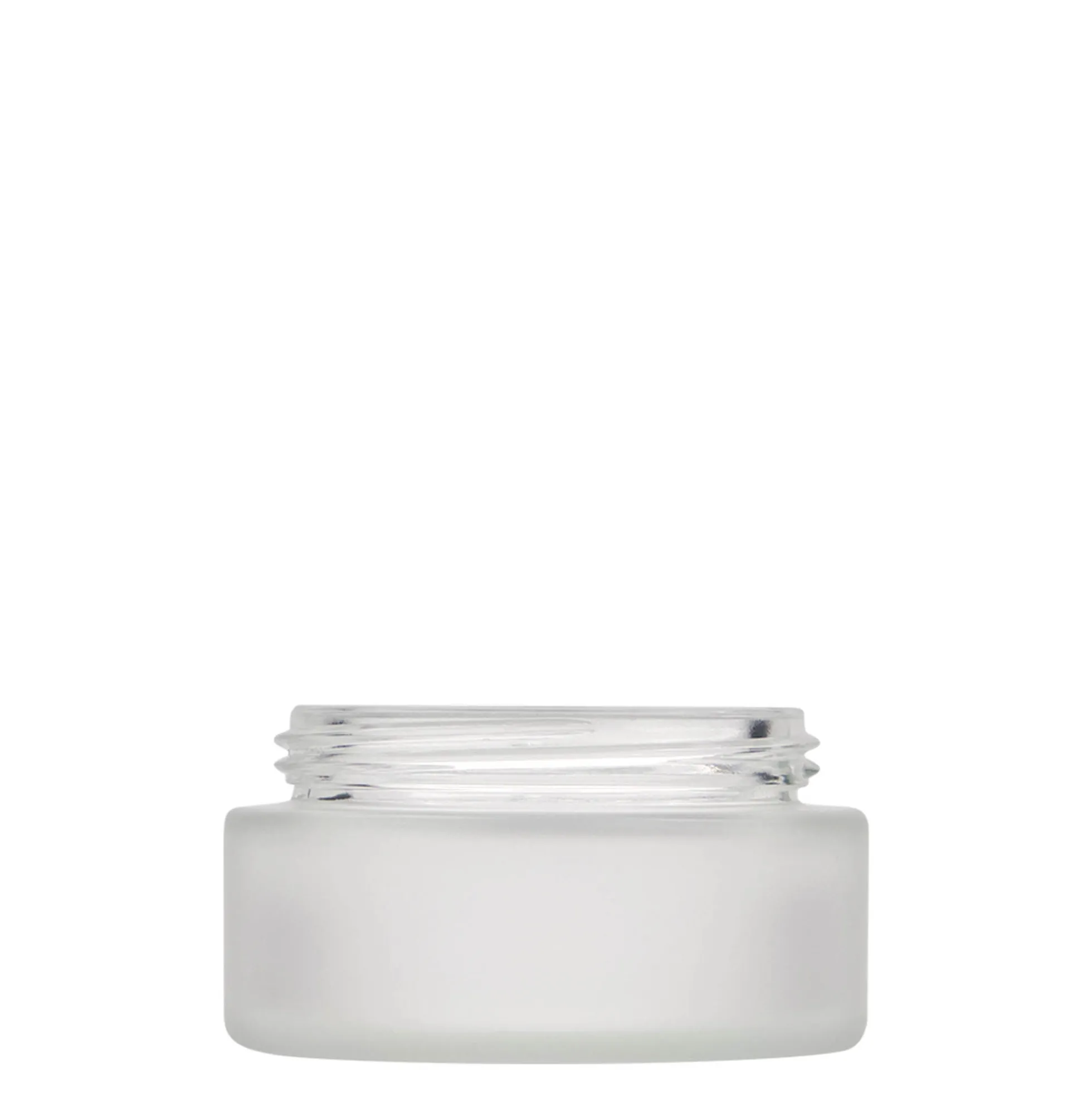 100 ml barattolo 'Platin Edition', vetro, satinato, bocca: chiusura a vite