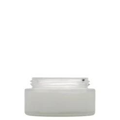 100 ml barattolo 'Platin Edition', vetro, satinato, bocca: chiusura a vite