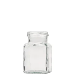 150 ml barattolo quadrato, bocca: Twist-Off (TO 53)