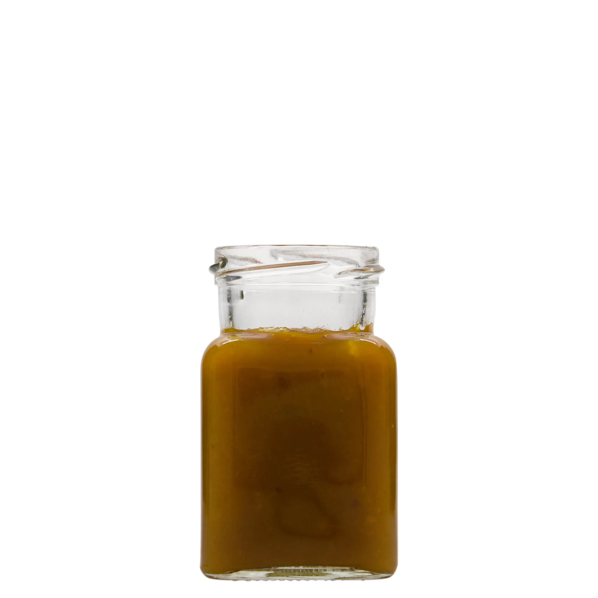 150 ml barattolo quadrato, bocca: Twist-Off (TO 53)