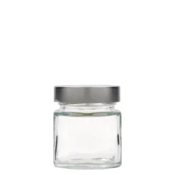 156 ml barattolo quadrato 'Funny', bocca: Deep-Twist-Off (DTO 58)