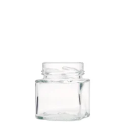 156 ml barattolo quadrato 'Funny', bocca: Deep-Twist-Off (DTO 58)