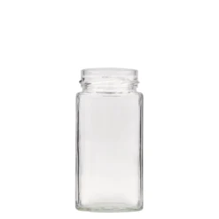314 ml barattolo quadrato 'Funny', bocca: Deep-Twist-Off (DTO 58)
