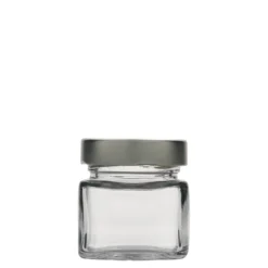 106 ml barattolo quadrato 'Ikarus', bocca: Deep-Twist-Off (DTO 58)