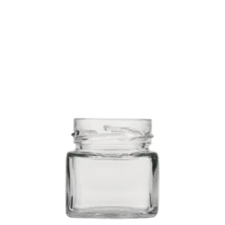 106 ml barattolo quadrato 'Ikarus', bocca: Deep-Twist-Off (DTO 58)
