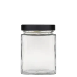 580 ml barattolo quadrato 'Ikarus', bocca: Deep-Twist-Off (DTO 82)