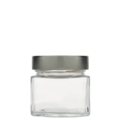 212 ml barattolo quadrato 'Kimba', bocca: Extra-Deep-Twist-Off (EDTO 70)