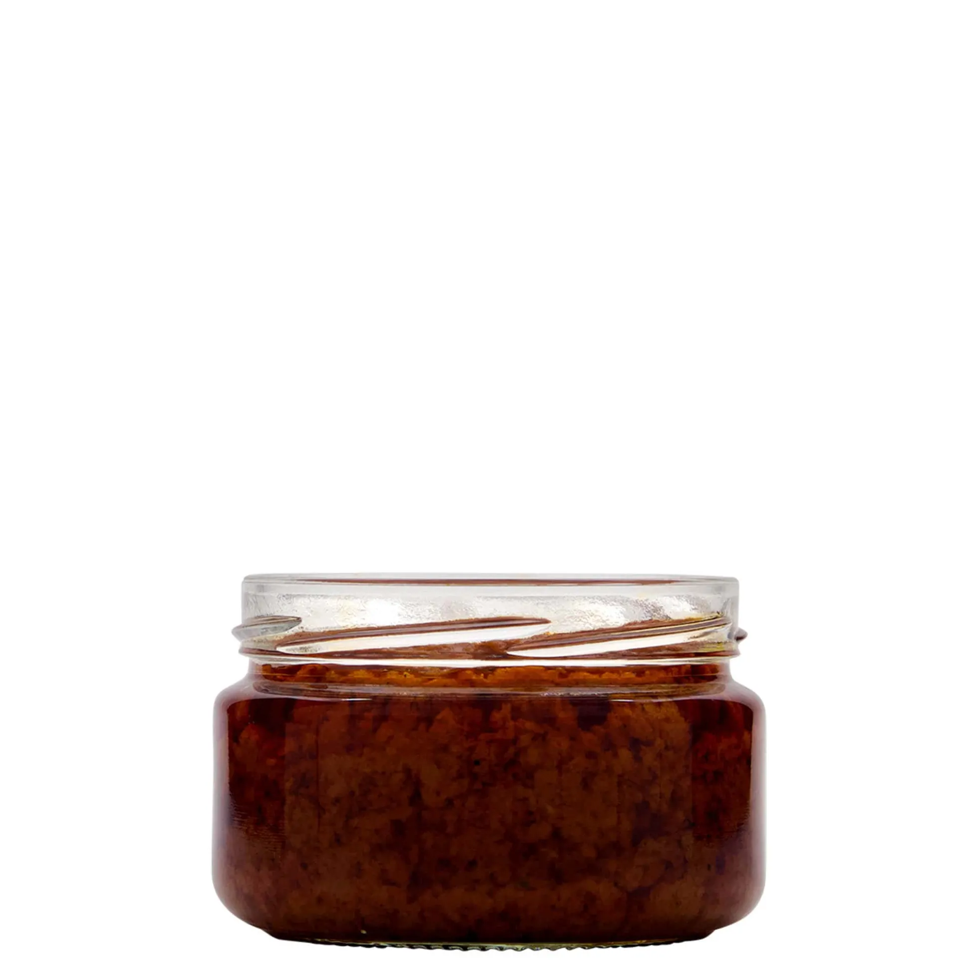 230 ml barattolo rotondo basso, bocca: Twist-Off (TO 82)