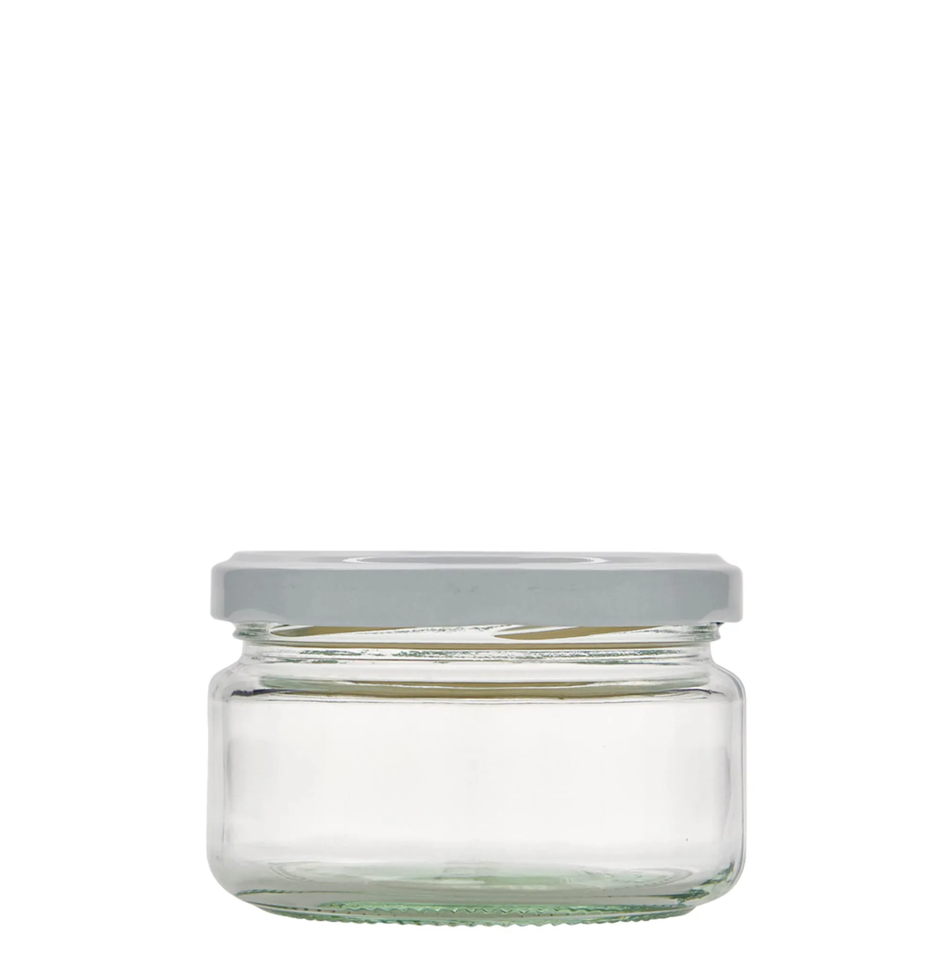 230 ml barattolo rotondo basso, bocca: Twist-Off (TO 82)