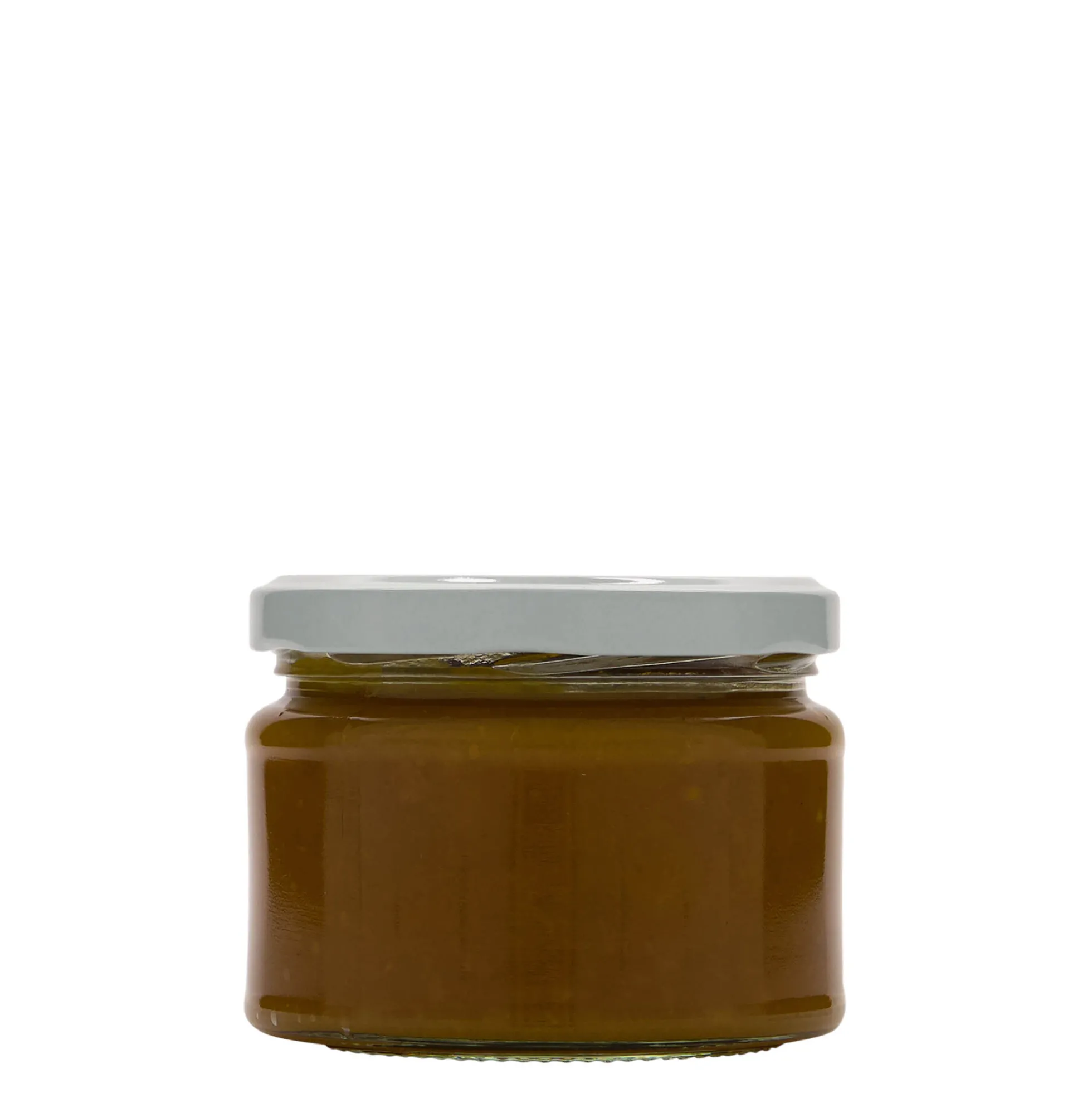 280 ml barattolo rotondo piatto, bocca: Twist-Off (TO 82)
