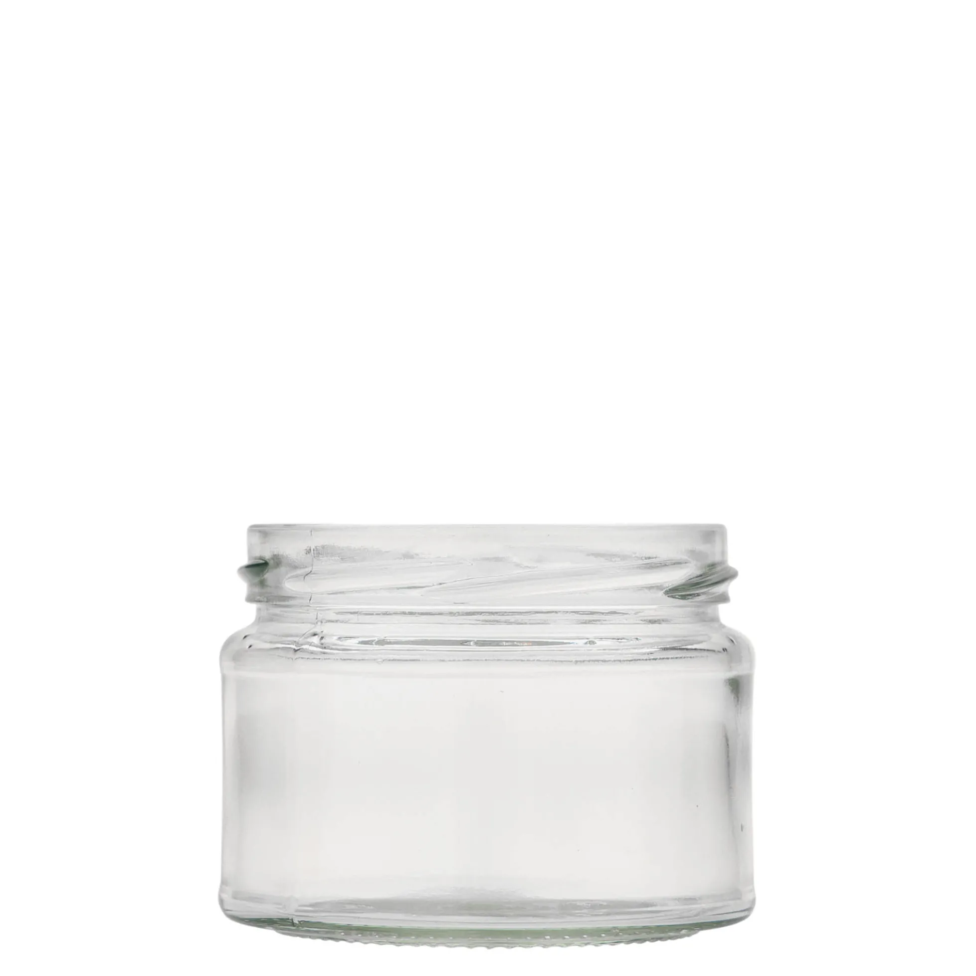 280 ml barattolo rotondo piatto, bocca: Twist-Off (TO 82)
