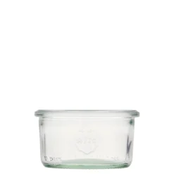 165 ml barattolo WECK a bocca larga, bordo arrotondato