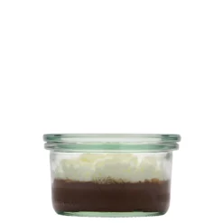 165 ml barattolo WECK a bocca larga, bordo arrotondato