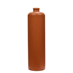 1.000 ml boccale in terracotta, gres, rosso-marrone, bocca: sughero