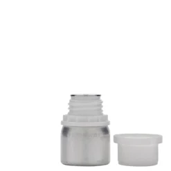 50 ml bottiglia in alluminio, metallo, argento, bocca: DIN 32