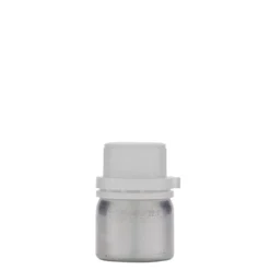 50 ml bottiglia in alluminio, metallo, argento, bocca: DIN 32