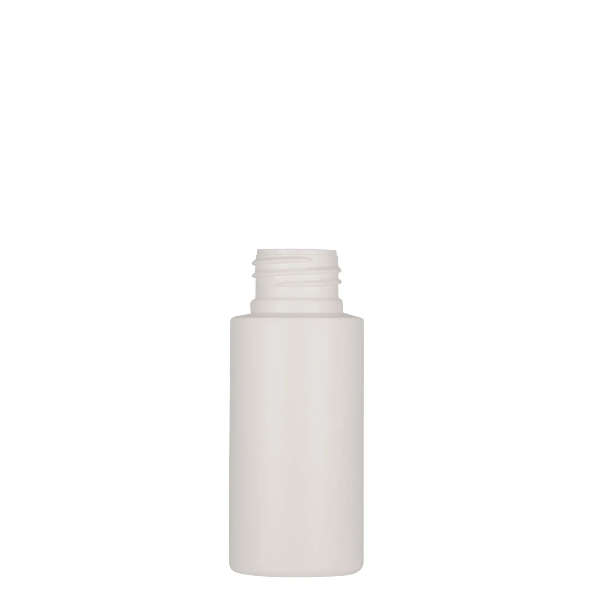 50 ml bottiglia in plastica 'Pipe', HDPE, bianca, bocca: 24/410