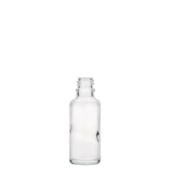30 ml bottiglia medicinale, vetro, bocca: DIN 18