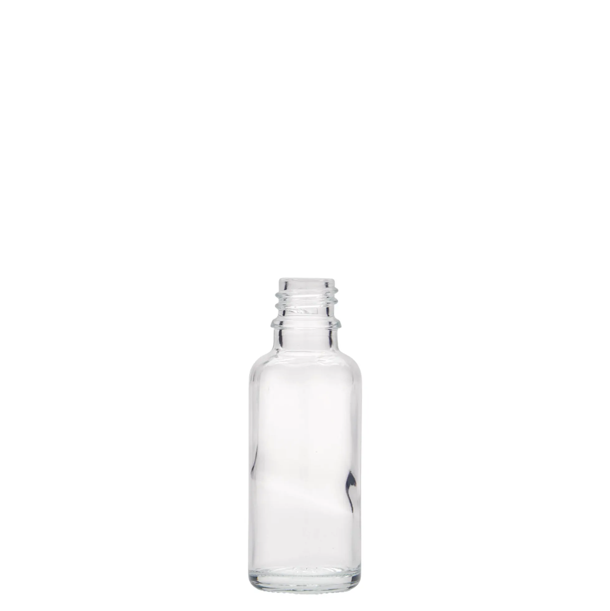30 ml bottiglia medicinale, vetro, bocca: DIN 18