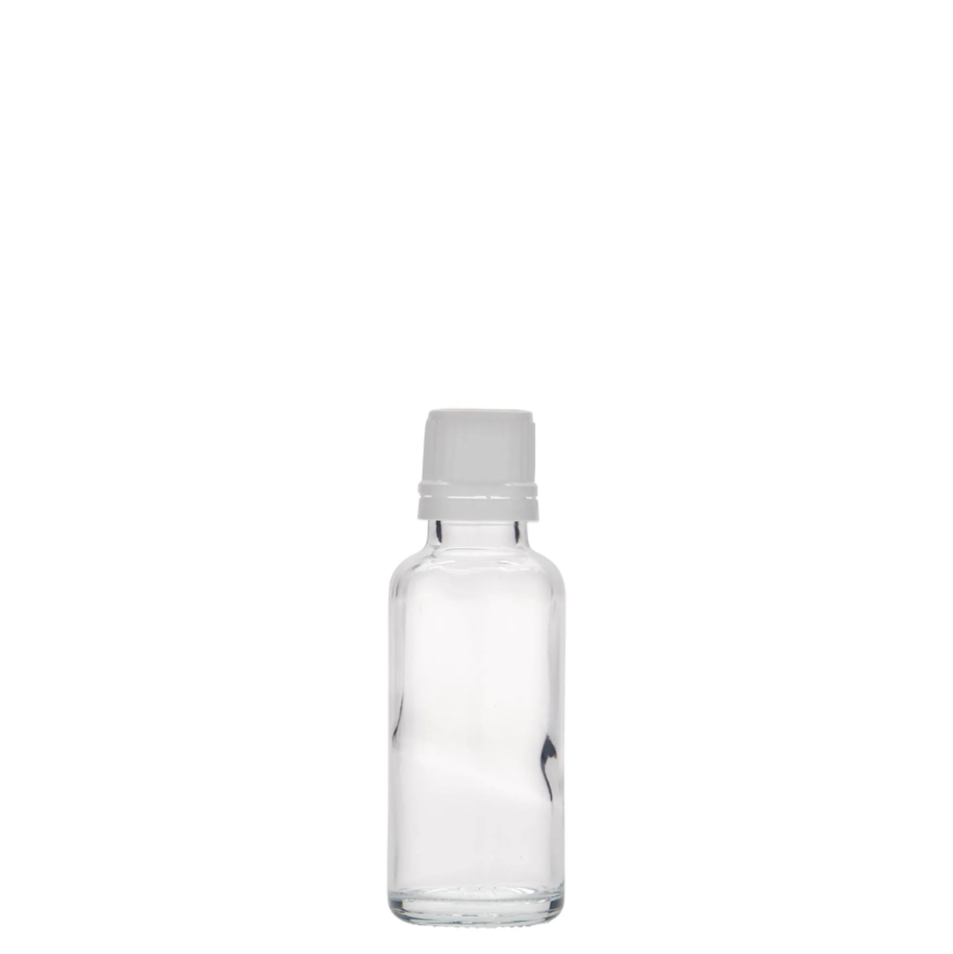 30 ml bottiglia medicinale, vetro, bocca: DIN 18