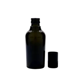 250 ml Bottiglia per aceto/olio 'Oleum', vetro, verde antico, bocca: DOP