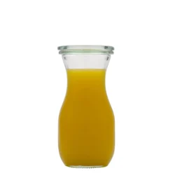 250 ml bottiglia per succo WECK, bocca: bordo tondo