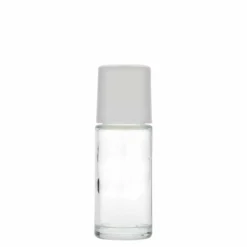 50 ml bottiglia roll-on, vetro, bocca: chiusura a vite