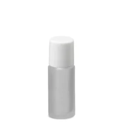 50 ml bottiglia roll-on, vetro, satinato, bocca: chiusura a vite