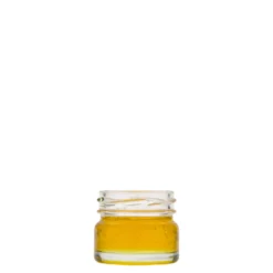 30 ml bottiglia rotonda piatta, bocca: Twist-Off (TO 43)